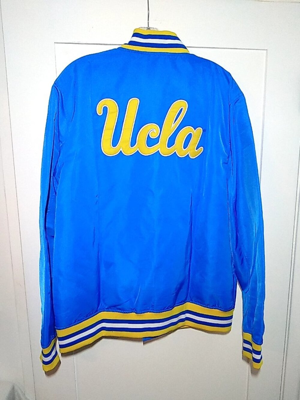 UCLA Vintage Joe Bruin Retro Bomber Jacket Mens Size Large Embroidered NWT - Picture 2 of 15